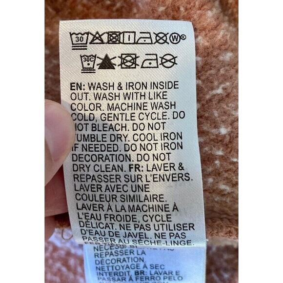 Roxy Hooded Sweatshirt Size Small Women’s Mauve - Picture 6 of 9